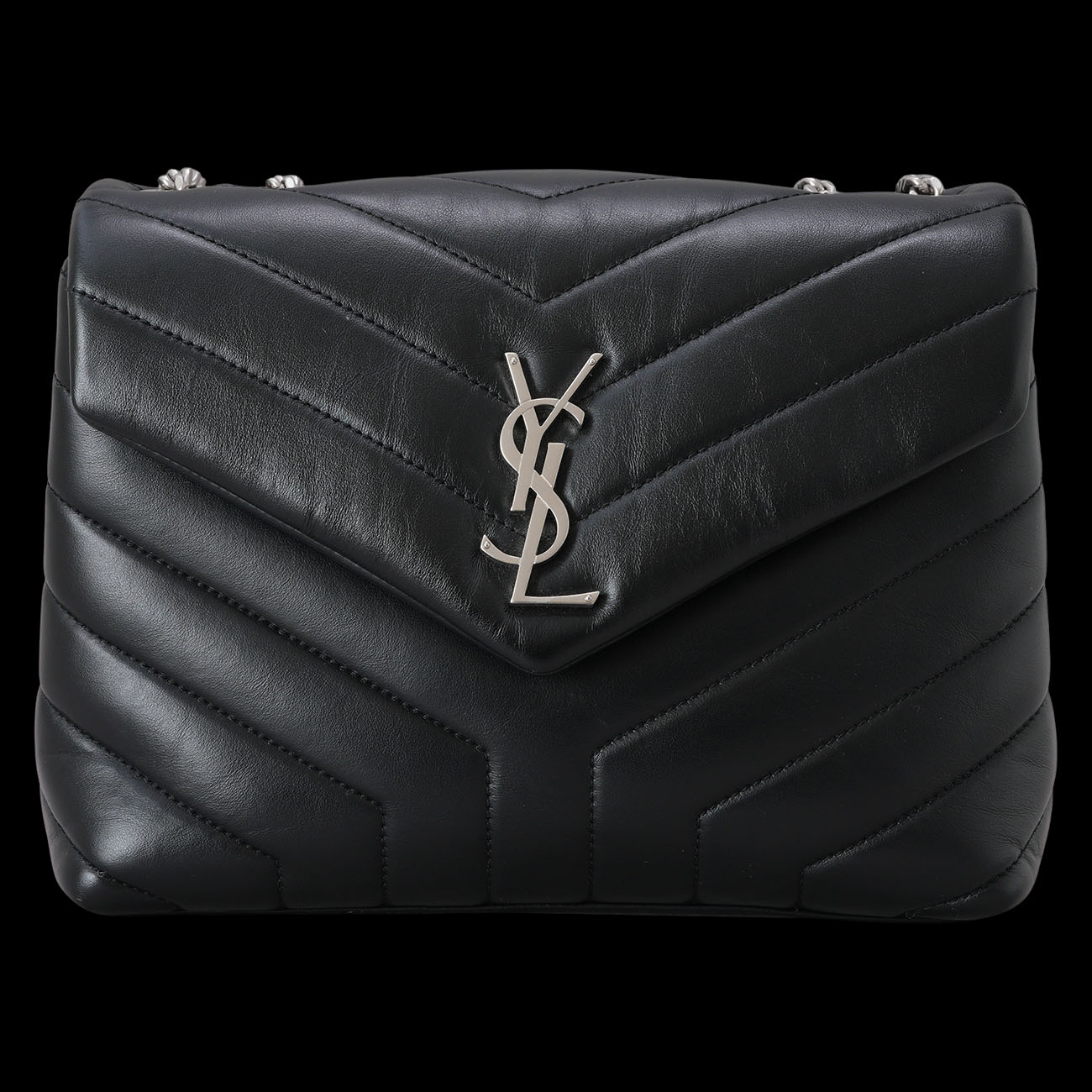 YVES SAINT LAURENT(USED)생로랑 494699 모노그램 쉐브론 루루백